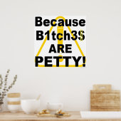 B.B.A.P. Waarschuwingsbord Poster (Keuken)