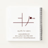 B&B Comfort Inn Guest Book Notitieboek (Achterkant)