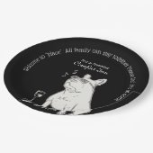 B&B Comfort Inn met huisdieren Papieren Bordje (Gekanteld)