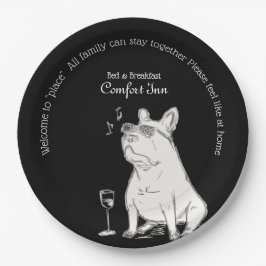 B&B Comfort Inn met huisdieren Papieren Bordje