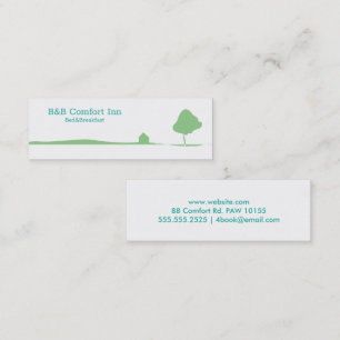 B&B Comfort Inn  Mini Business Card Mini Visitekaartje