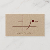 B&B Comfort Inn Visitekaartje (Achterkant)