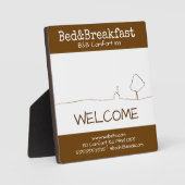 B&B Comfort Inn welkom Fotoplaat (Voorkant)