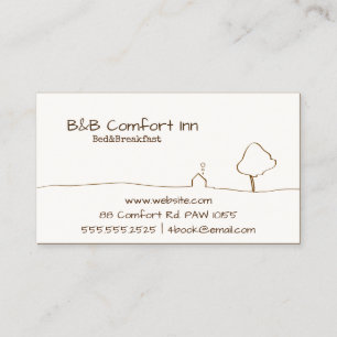 B&B de Herberg van het comfort Visitekaartje