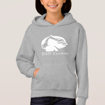 B&B Equestrian - Kinder Hoodie - White Logo
