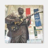 B.B. King Statue - Memphis, Tennessee Magneet (Voorkant)
