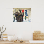 B.B. King Statue - Memphis (Tennessee) Poster (Keuken)