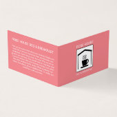 B&B-Logo, Bed & Breakfast-accommodatie Visitekaartje (Buitenkant)