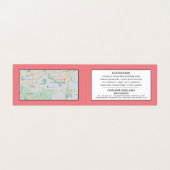 B&B-Logo, Bed & Breakfast-accommodatie Visitekaartje (Binnenkant ongevouwen)