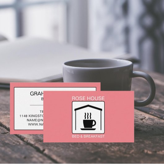 B&B Logo, Bed & Breakfast Accommodatie Visitekaartje