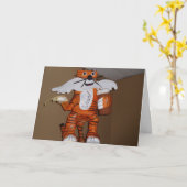 "B&B Pizza Tiger" - Hartelijk dank Kaart (Gele Bloem)