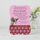 B.B.Q partijuitnodiging Kaart (Staand voorkant)