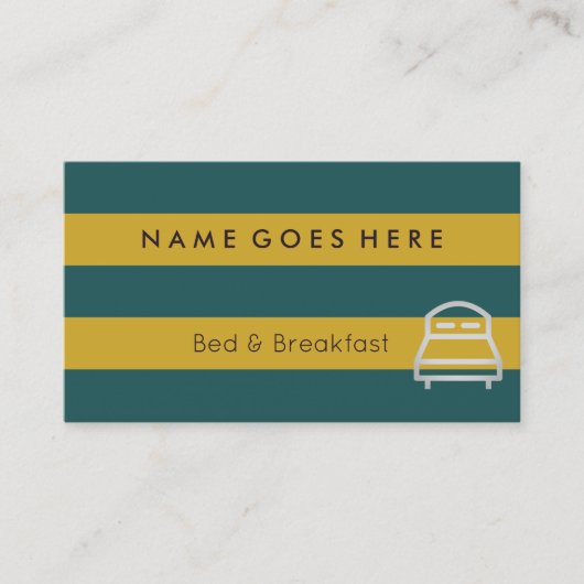 B&B-Visitekaartjes "Vlaggen" Visitekaartje (Voorkant)