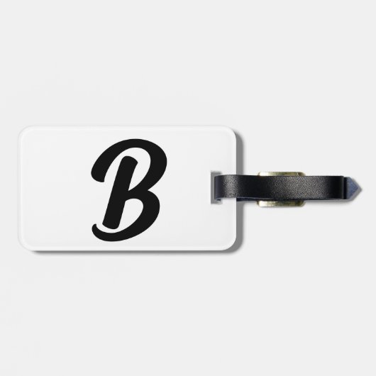 B BAGAGELABEL (Achterkant horizontaal)