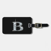 B Bagagelabel "Diamond Bling" (Voorkant horizontaal)