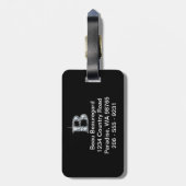 B Bagagelabel "Diamond Bling" (Achterkant verticaal)