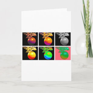 B-Ball Basketball Hoops Pop Art Kaart