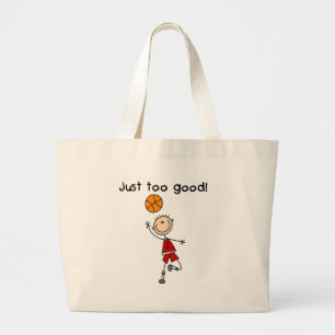 B-Ball gewoon te goed Grote Tote Bag