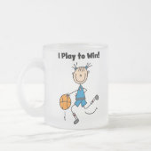 B-Ball Play voor Win Matglas Koffiemok (Links)