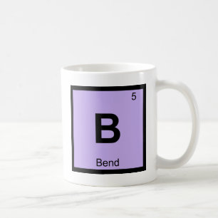 B - Bend Oregon Chemie Periodiek Systeem Symbool Koffiemok