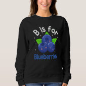 B = Blauwbes Blauwe bosbes Trui (Voorkant)