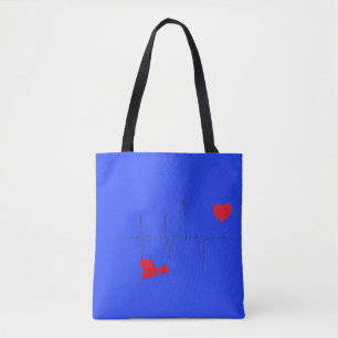 B+ bloedgroeptype positief voor resusbloeding Canv Tote Bag