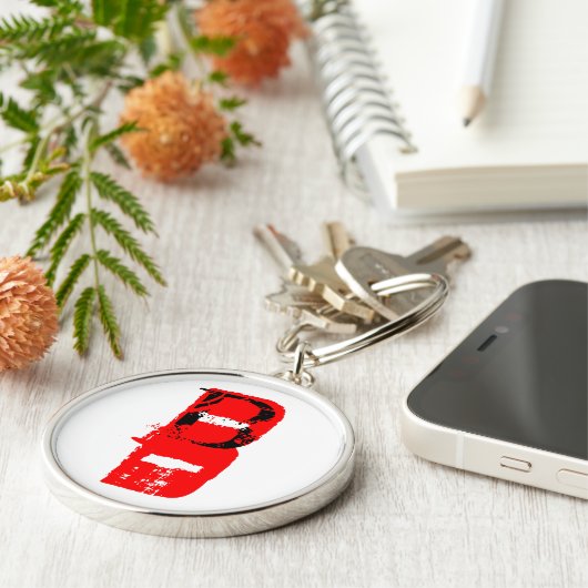 B - Bloedtype - Sleutelhanger (Zijkant)