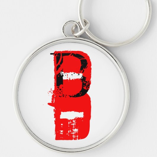 B - Bloedtype - Sleutelhanger (Voorkant)