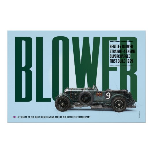B Blower Tribute Perfect Poster (Voorkant)