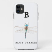 "B" Blue Darner iPhone / iPad case (Achterkant)