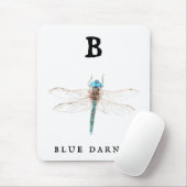 "B" Blue Darner Muismat (Met muis)