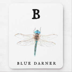 "B" Blue Darner Muismat