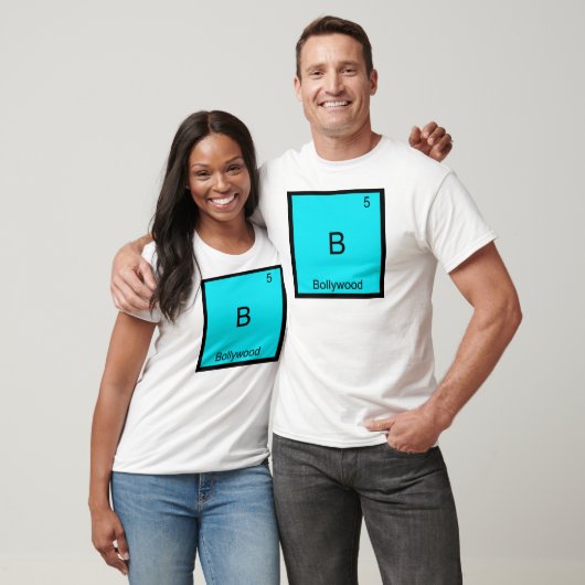 B - Bollywood Grappig Chemie Element Symbool T-shi T-shirt (Unisex)