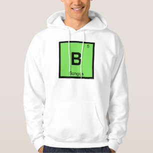 B - Bongo's Muziek Chemie Periodiek Systeem Symboo Hoodie