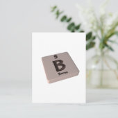 B Boron Briefkaart (Staand voorkant)