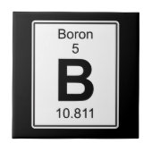 B - Boron Tegeltje (Voorkant)