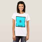 B - Botticelli Funny Chemistry Element Symbol T-sh T-shirt (Voorkant volledig)