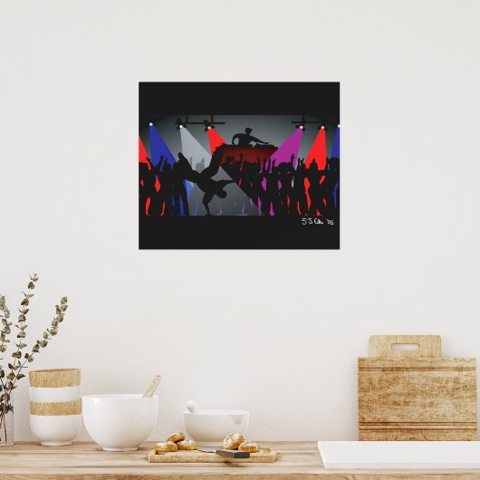 B BOY BREAK POSTER (Keuken)