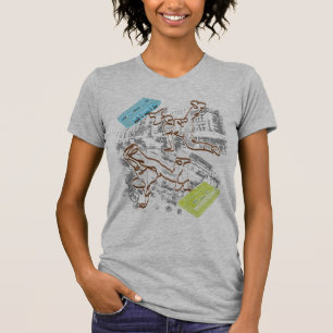 B-boy Cassette Battle (grijs) T-shirt