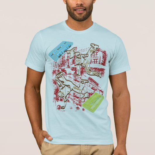 B-boy Cassette Battle T-shirt (Voorkant)