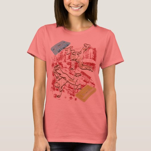 B-boy Cassette Battle T-shirt (Voorkant)