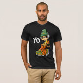 B boy en mp3 t-shirt (Voorkant volledig)