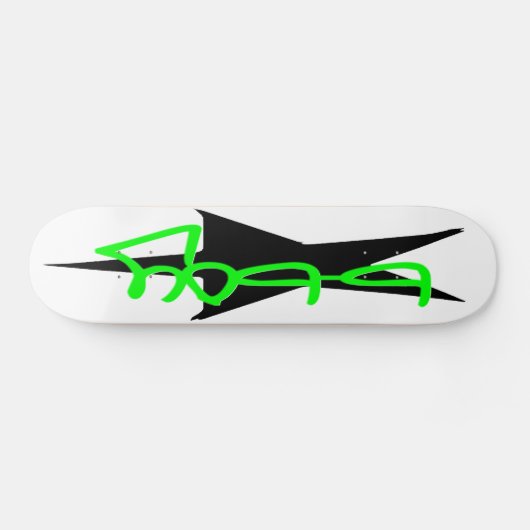 B Boy (groen) Persoonlijk Skateboard (Horizontaal)