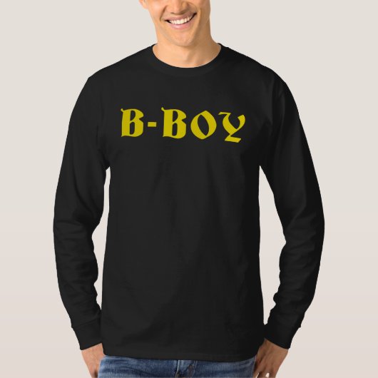 B Boy Hip Hop Breakdance Straat T-shirt (Voorkant)