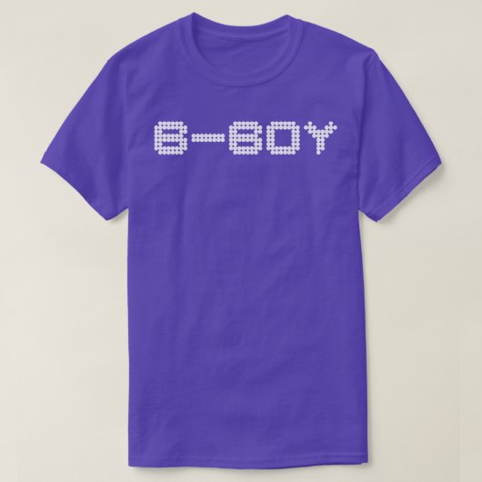 B Boy hiphop Typografie T-shirt (Design voorkant)