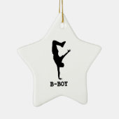 B Boy Keramisch Ornament (Rechts)