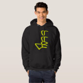 b boy, stijl GBK YELLOW SIDE Hoodie (Voorkant volledig)
