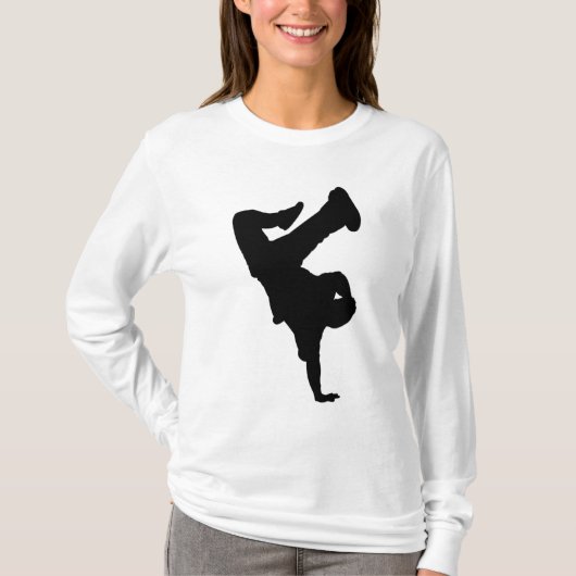 B-Boy Women's Hoodie T-shirt (Voorkant)