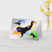 B-Boying Kaart (Gele Bloem)