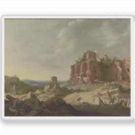 B. Breenbergh - Steniging van de heilige Stefanus Sticker